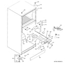 GE GTS18DCPWLWW fresh food section diagram