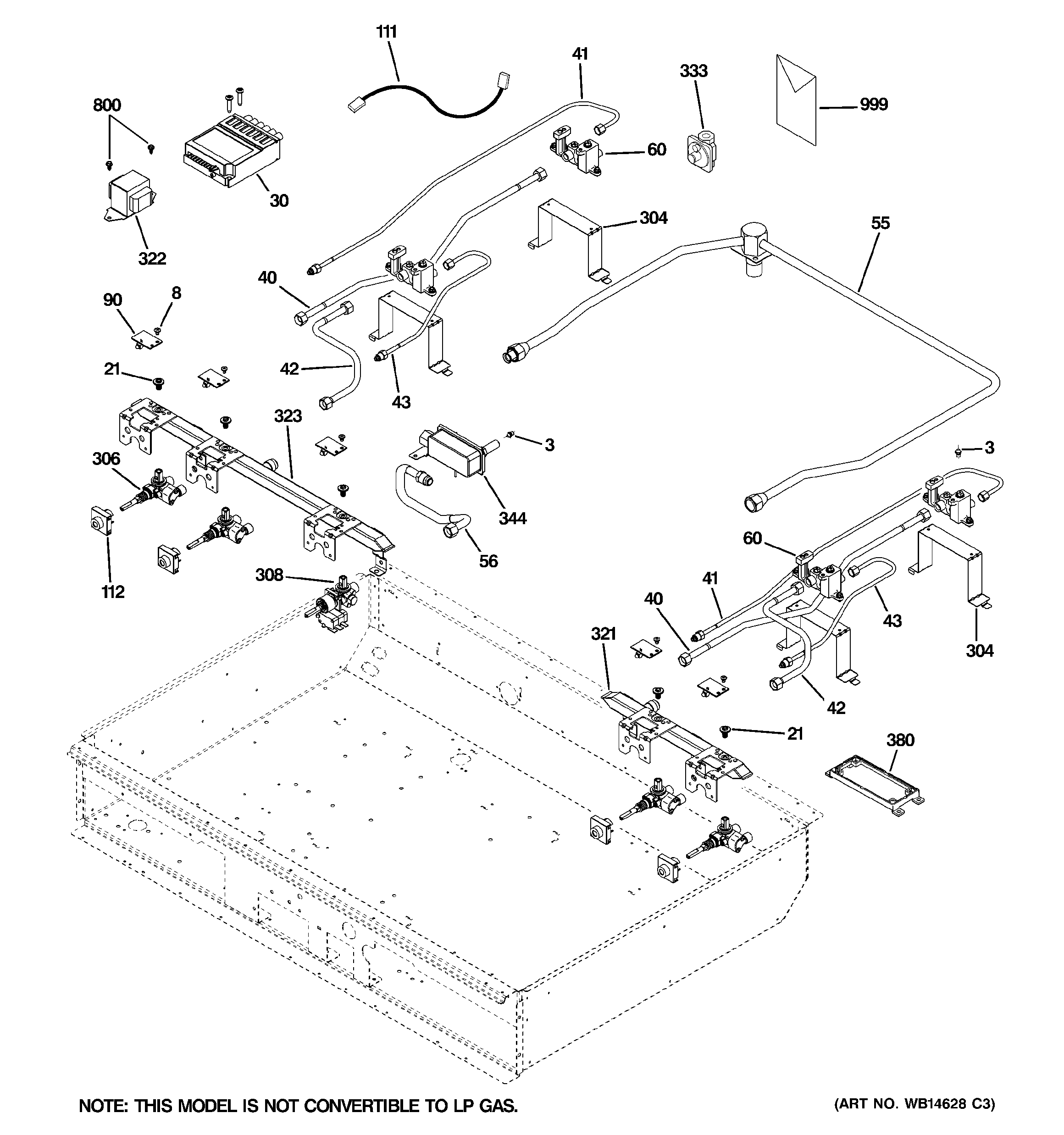Gas & burner parts