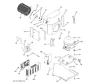 GE ZIC360NXALH sealed system & mother board diagram