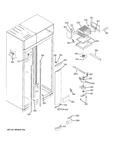 Freezer section