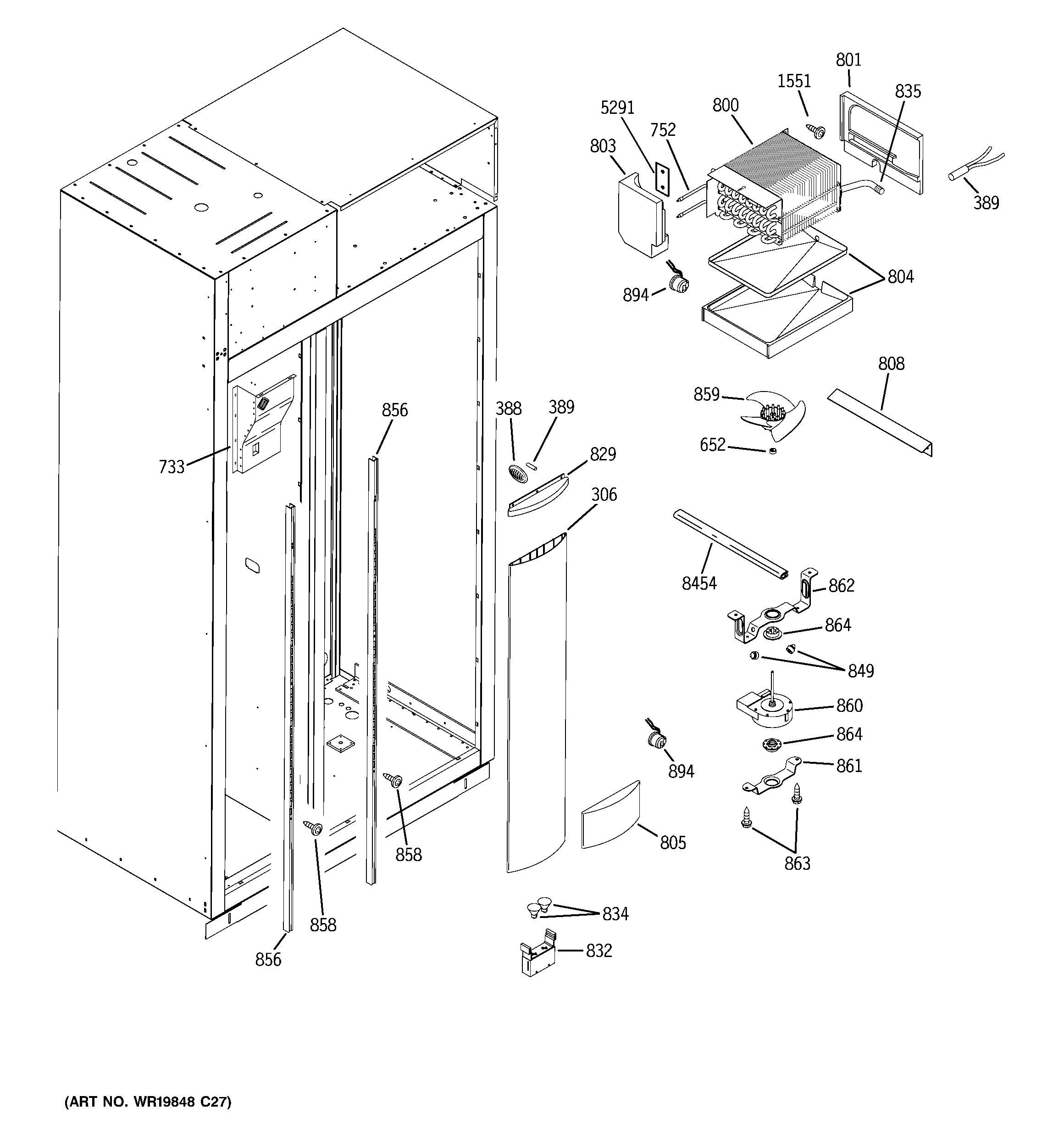 Freezer section