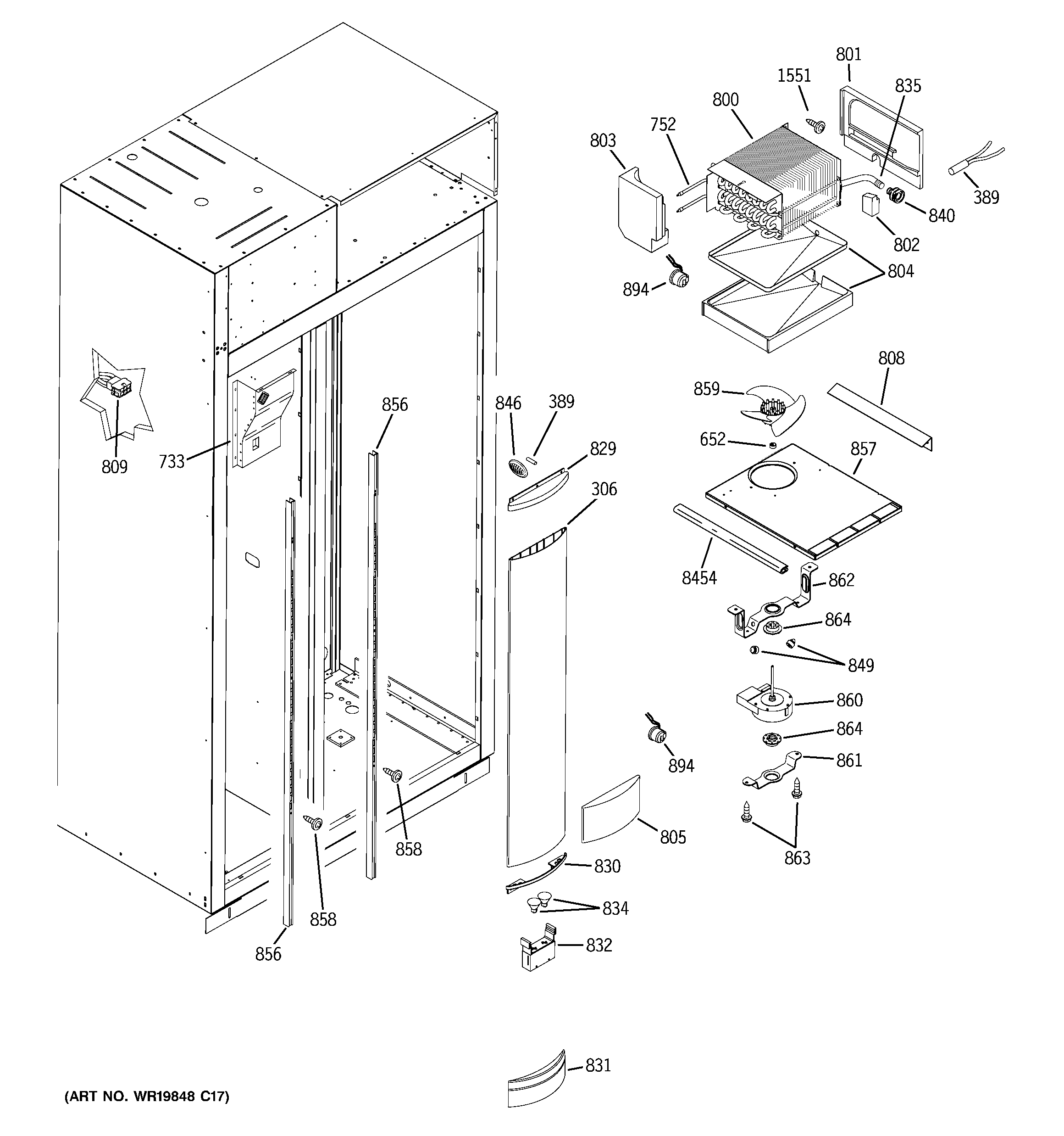 Freezer section