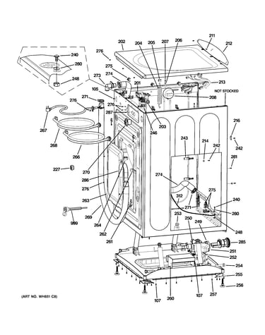 Cabinet & top panel