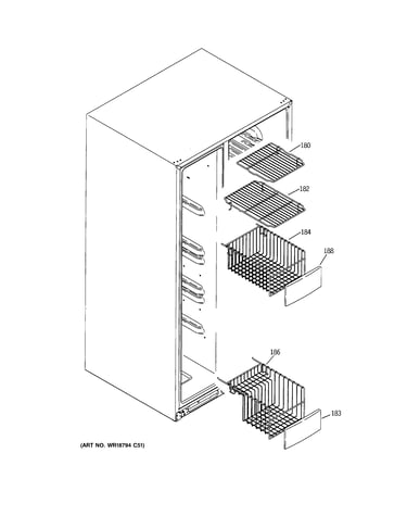 Freezer shelves