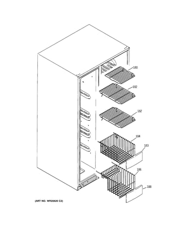 Freezer shelves