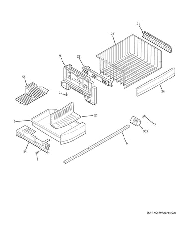 Freezer shelves