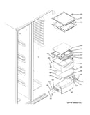 Fresh food shelves
