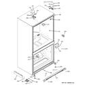 GE PFIC1NFZDWV case parts diagram