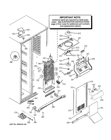 Freezer section