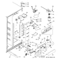 GE PCE23NHTLFBB fresh food section diagram