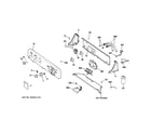 GE GTWN3000M0WS controls & backsplash diagram