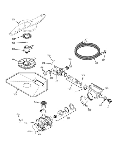 Motor-pump mechanism
