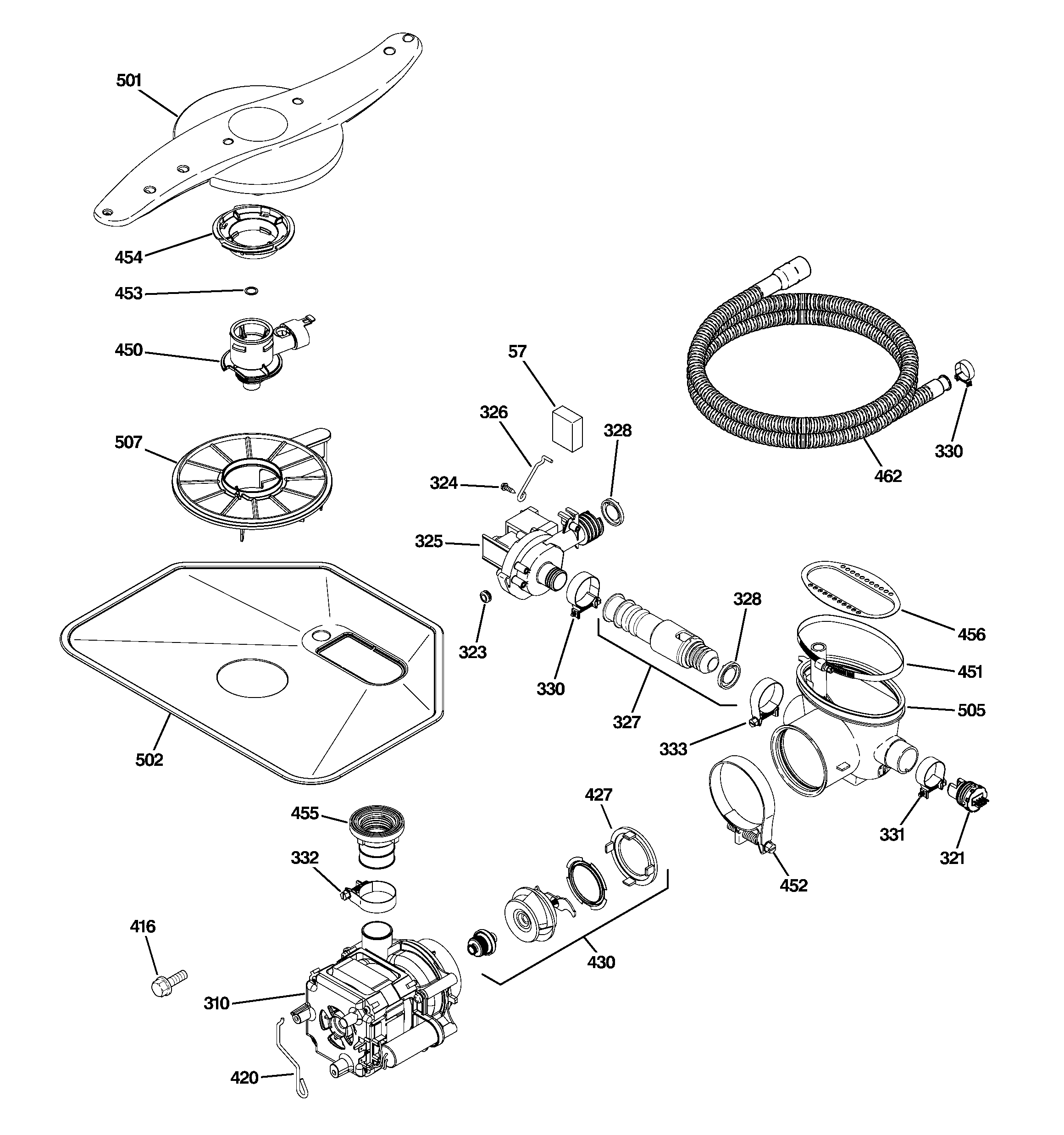 Motor-pump mechanism