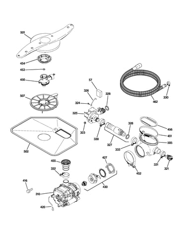Motor-pump mechanism
