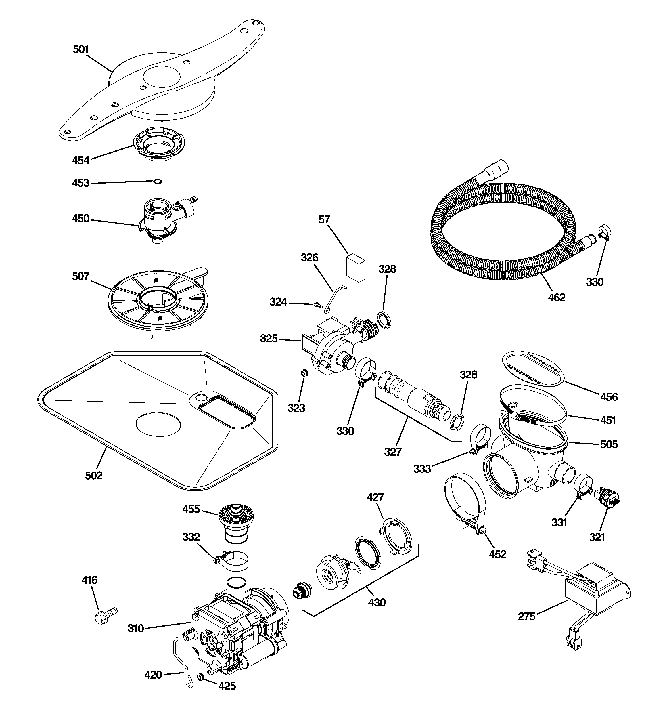 Motor-pump mechanism