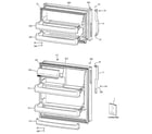 GE GTH18FBC2RWW doors diagram