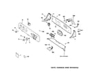 GE WLSR3000G5WW controls & backsplash diagram