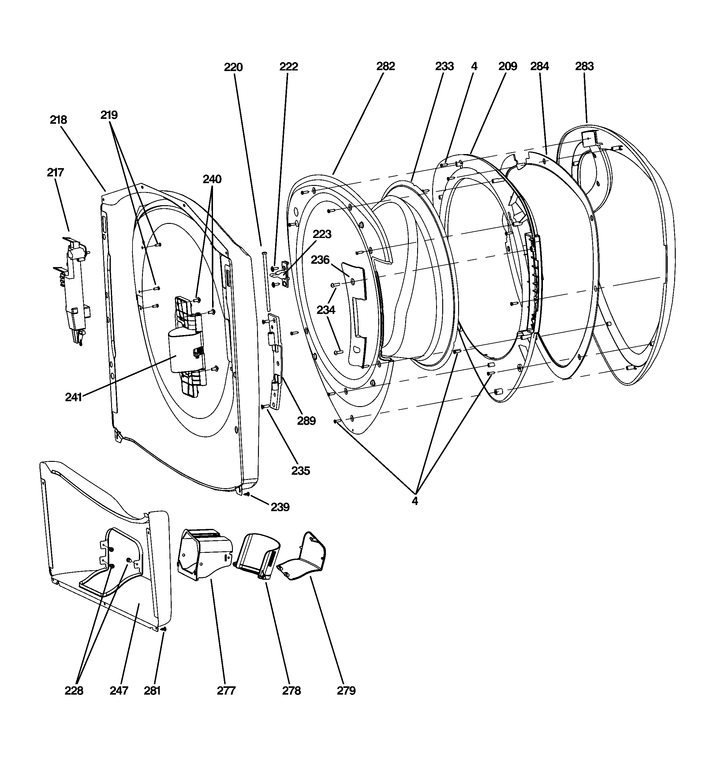 FRONT PANEL & DOOR