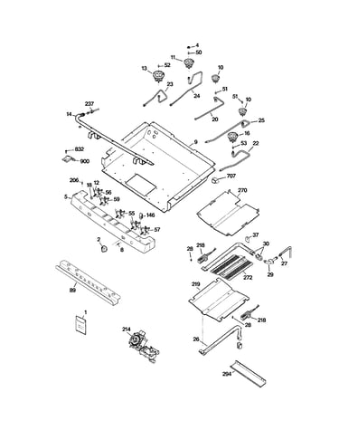 Gas & burner parts