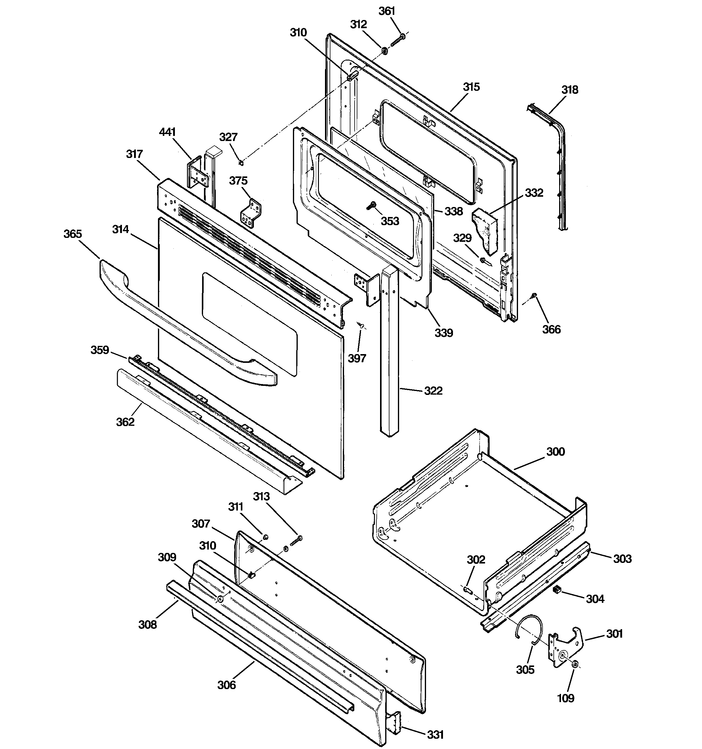 Door & drawer parts