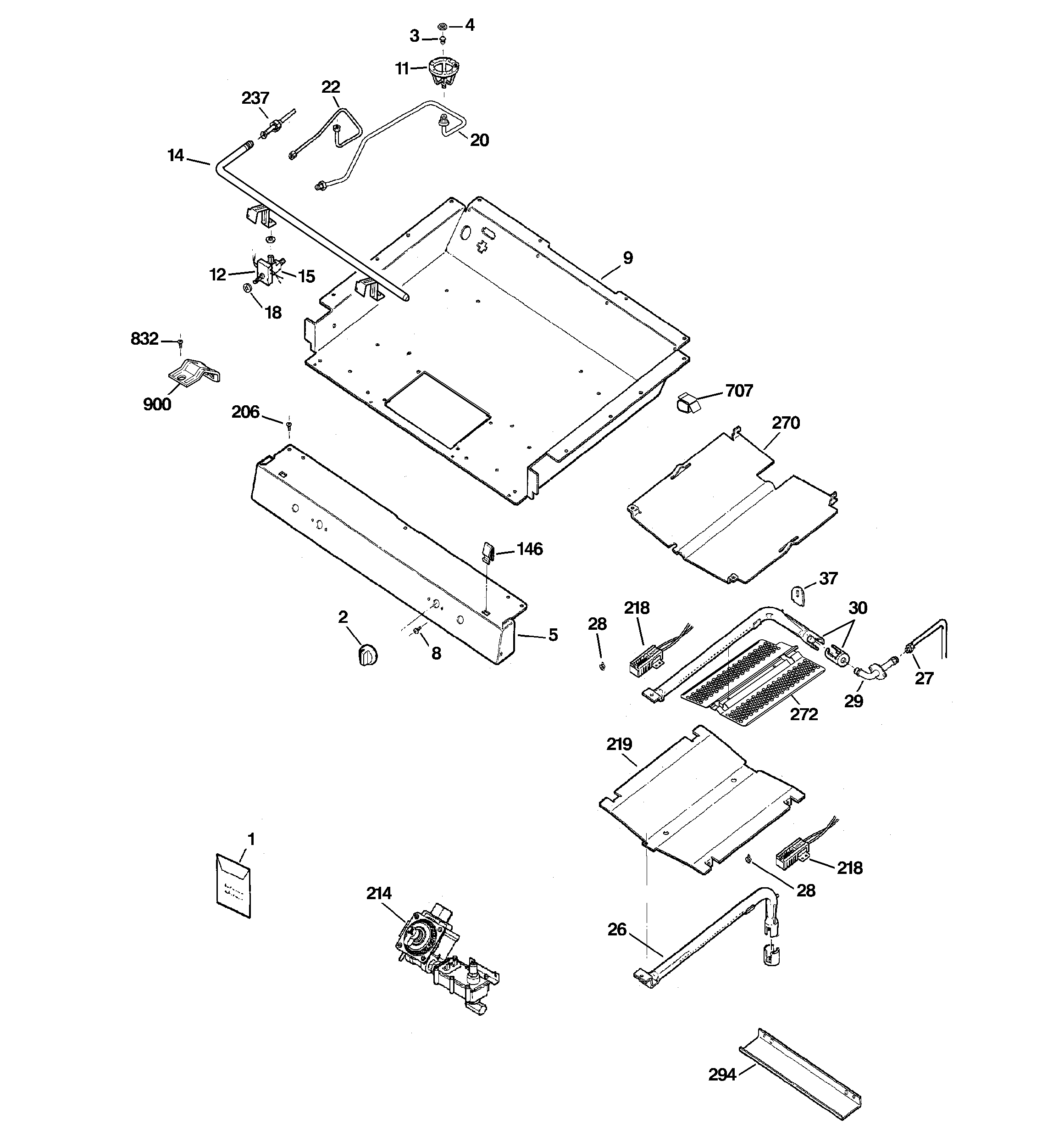 Gas & burner parts