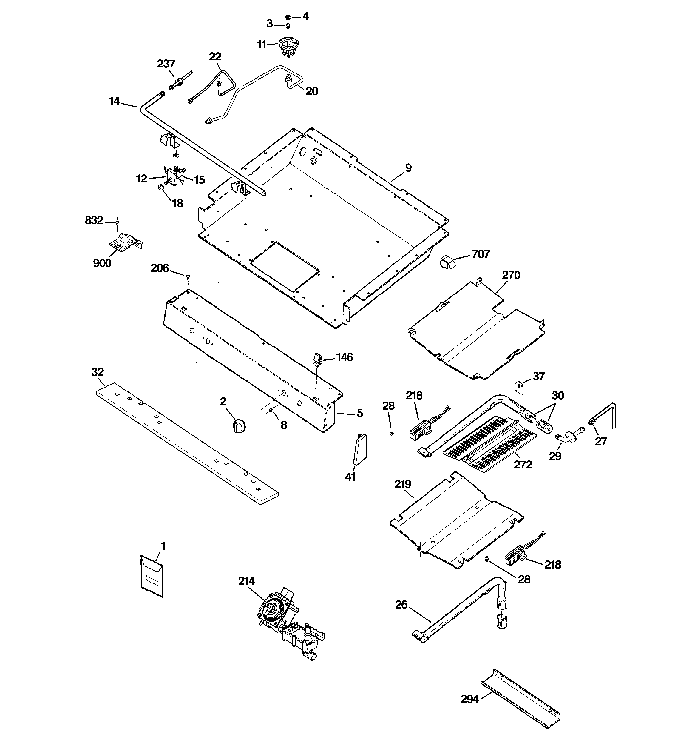 Gas & burner parts