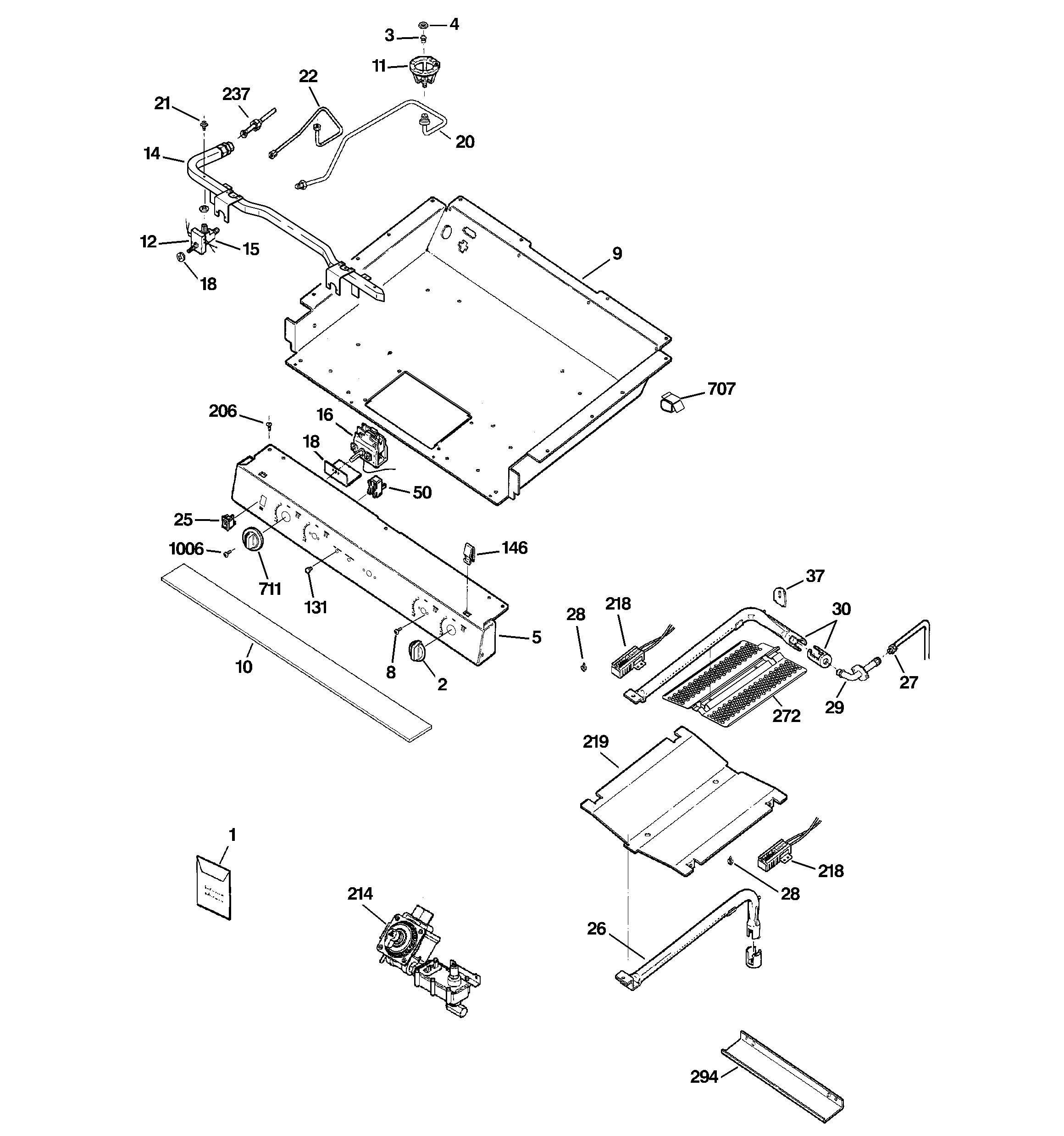 Gas & burner parts