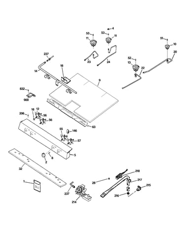 Gas & burner parts