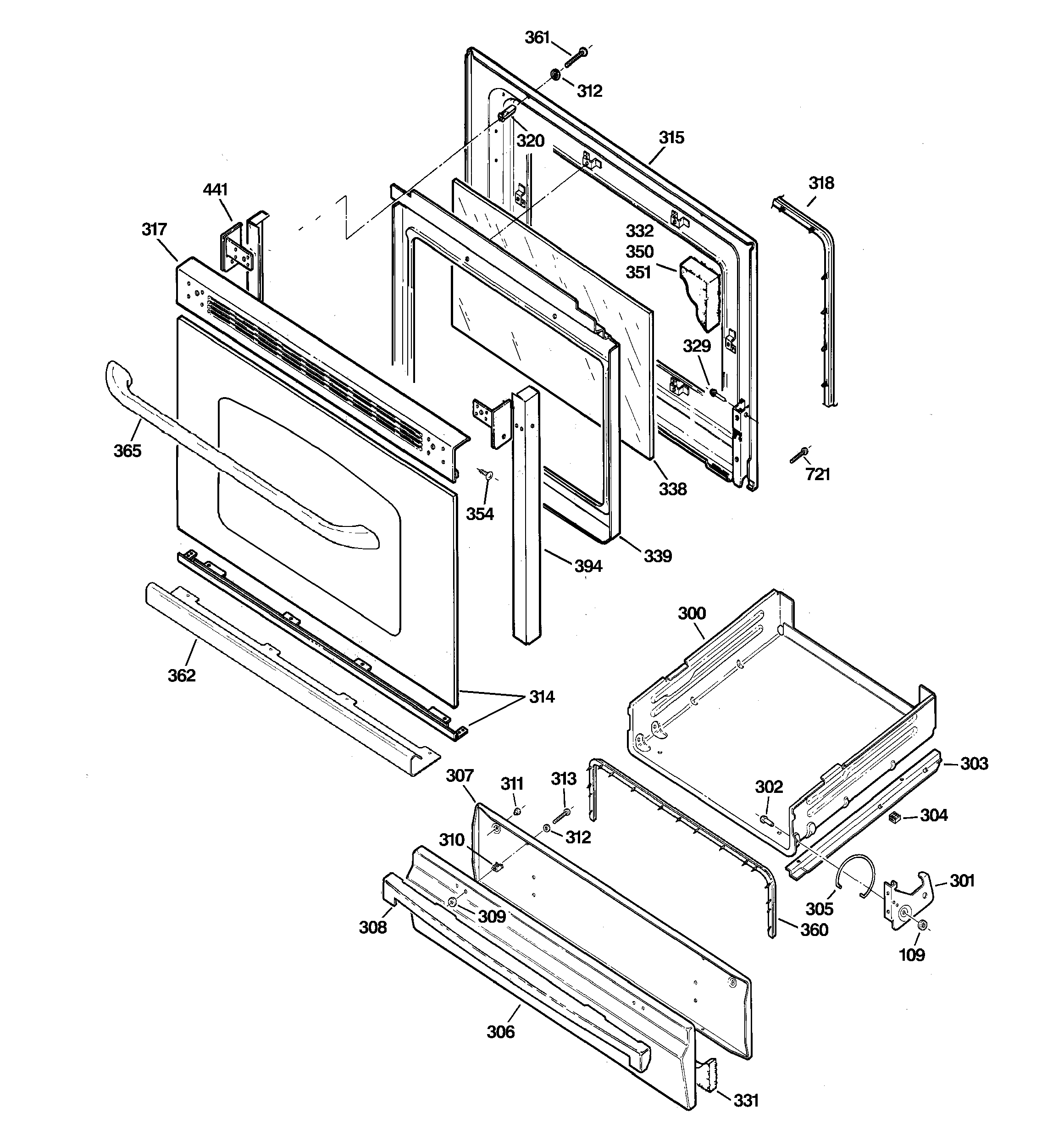 Door & drawer parts