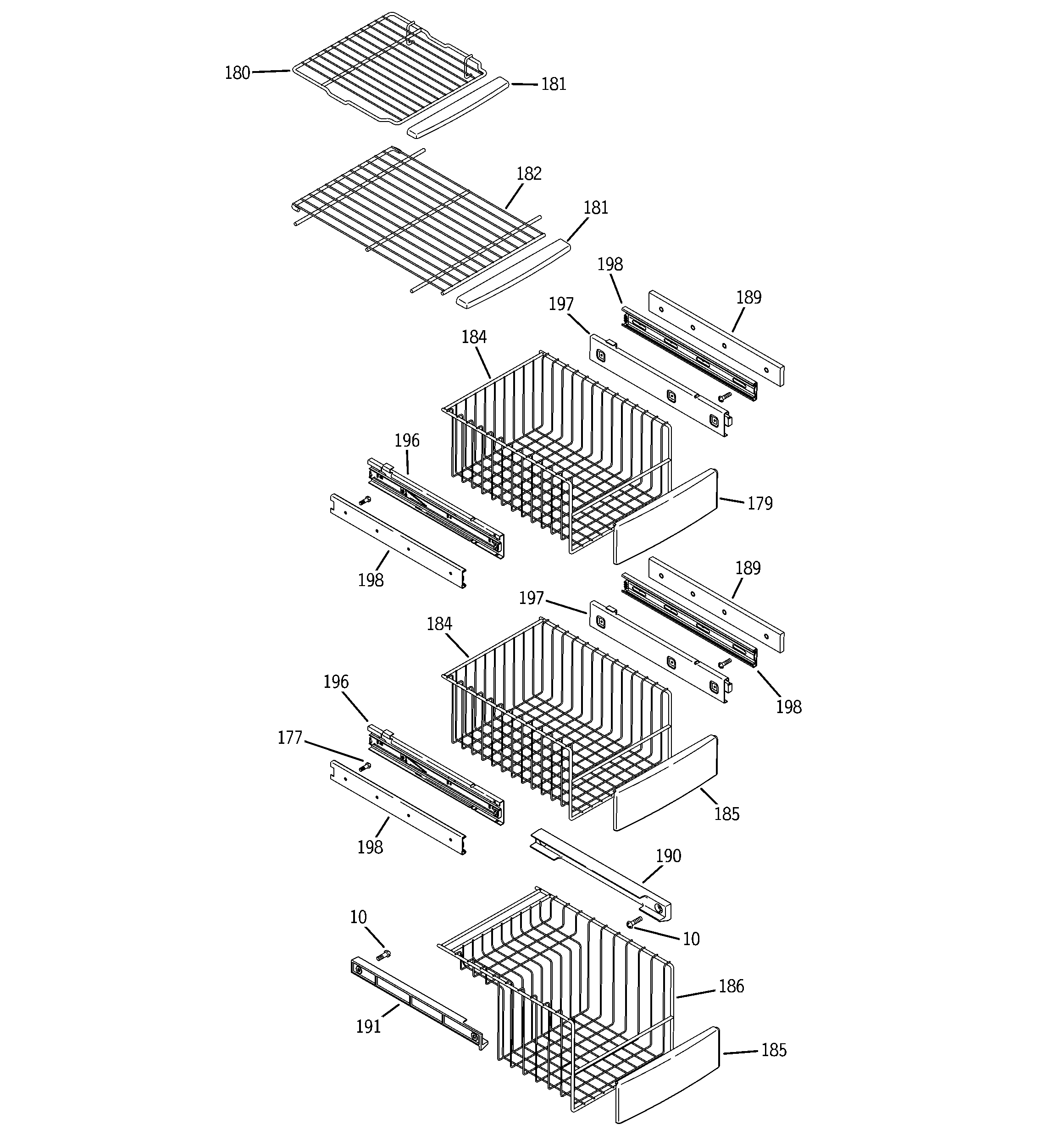 FREEZER SHELVES