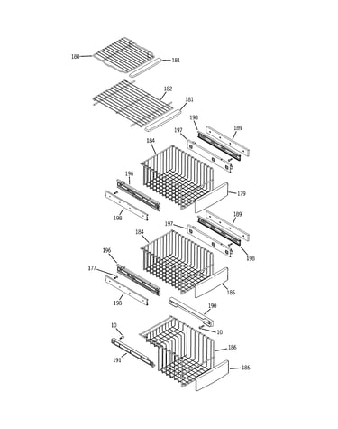 Freezer shelves