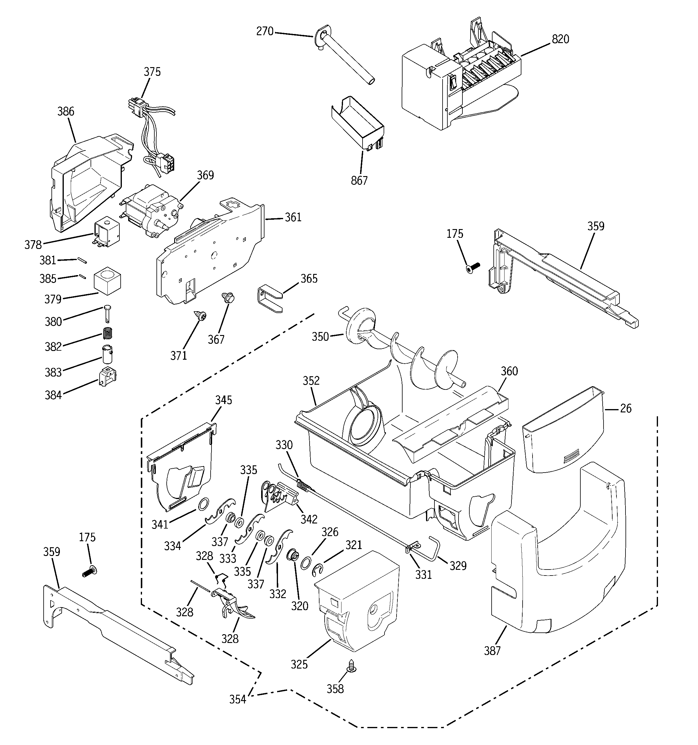 ICE MAKER & DISPENSER