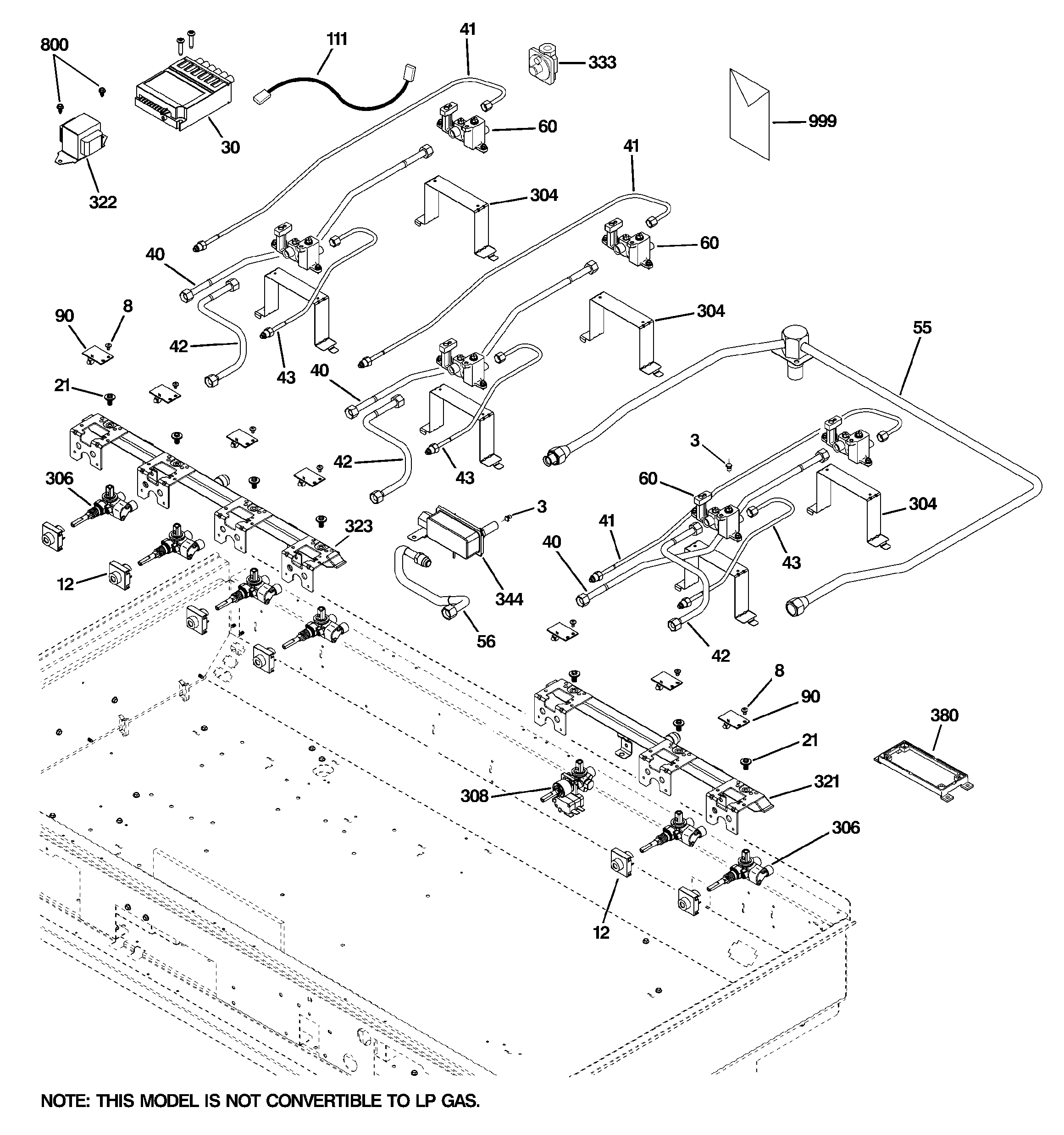 Gas & burner parts