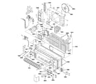 GE AZ40E09EACW1 motor & chassis parts diagram