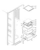 Fresh food shelves