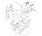 GE GSC22QGTLBB ice maker & dispenser diagram
