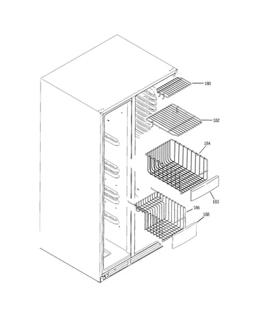 Freezer shelves