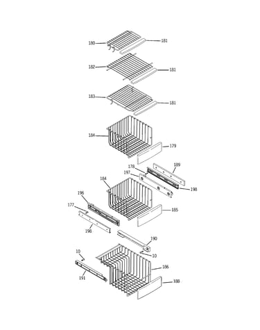 Freezer shelves