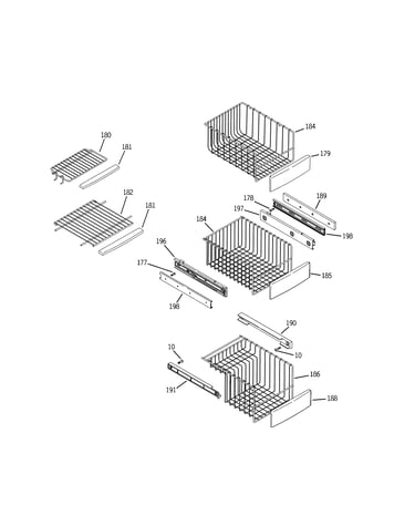 Freezer shelves