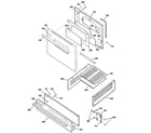 GE AGBS300PK6BB door & drawer parts diagram