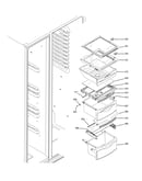 Fresh food shelves