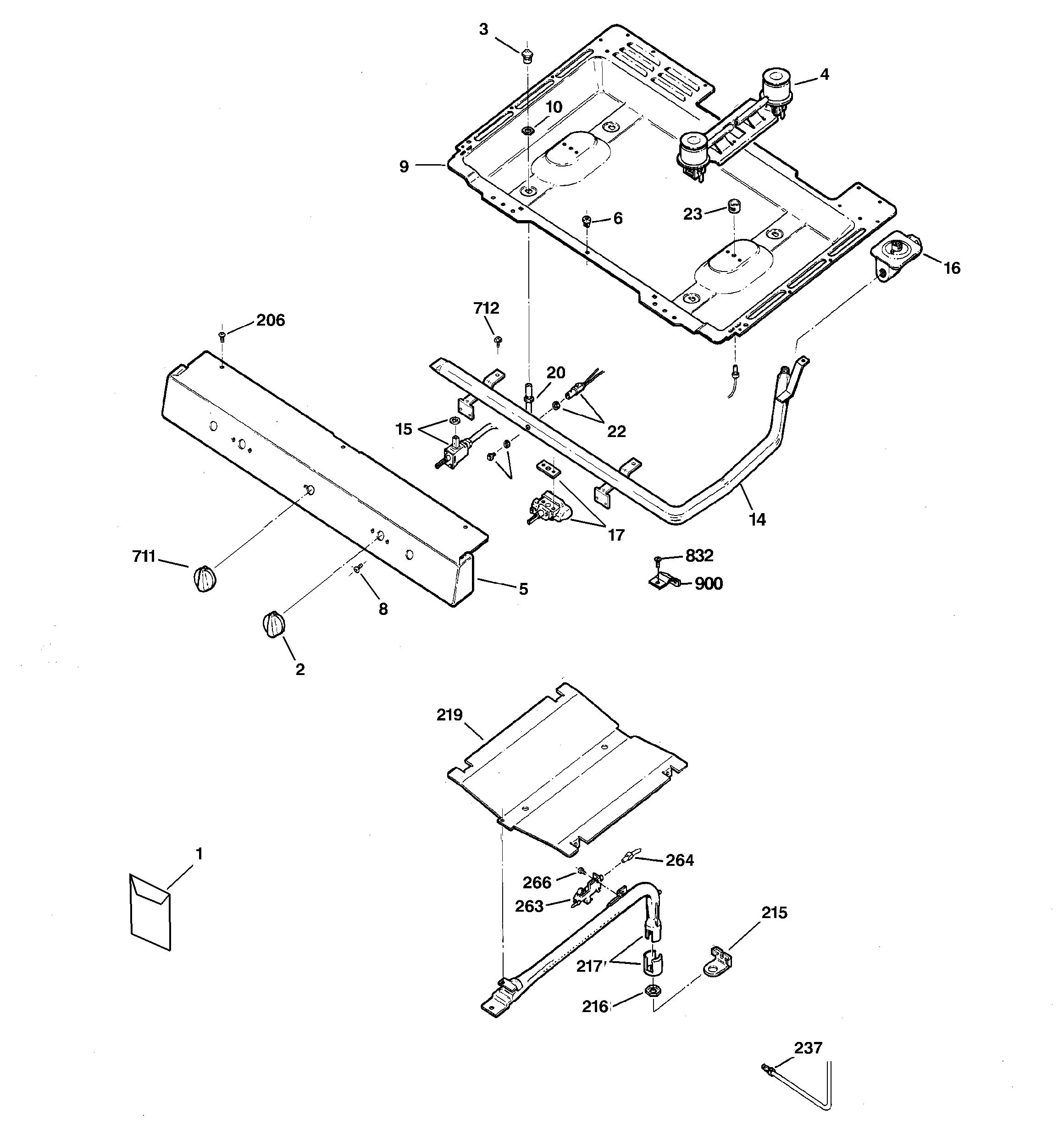 Gas & burner parts