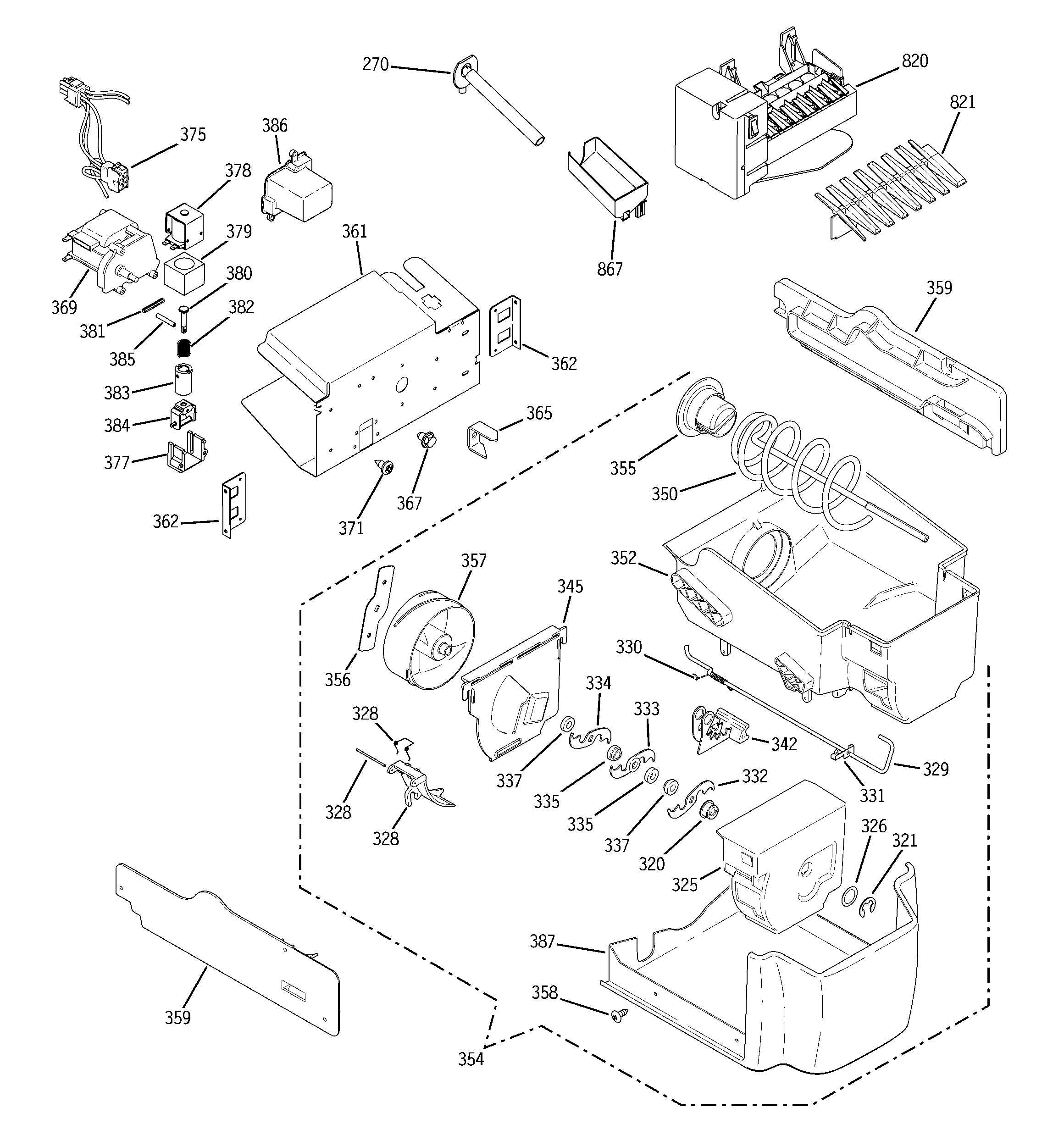 Ice maker & dispenser