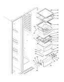 Fresh food shelves