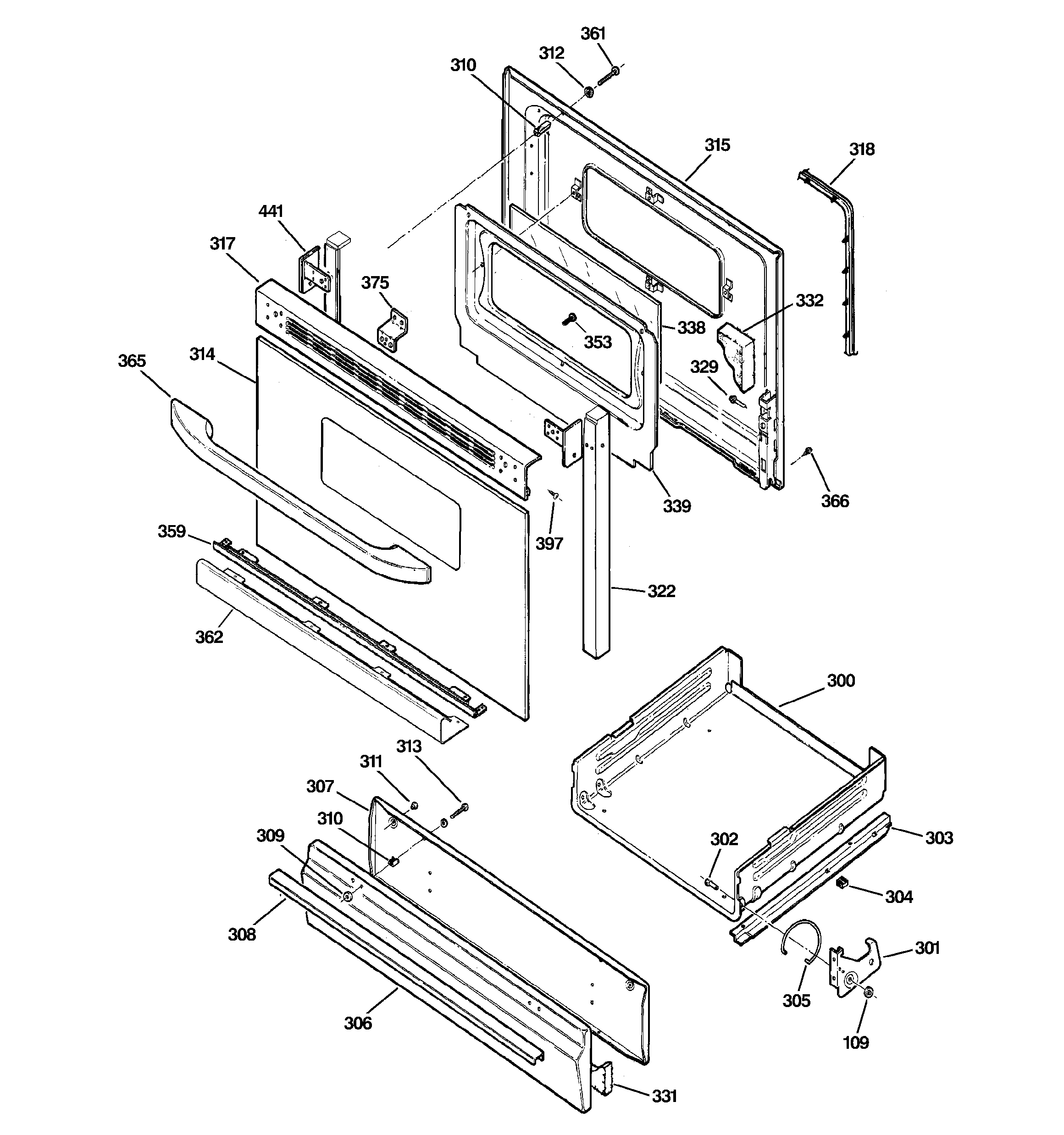 Door & drawer parts