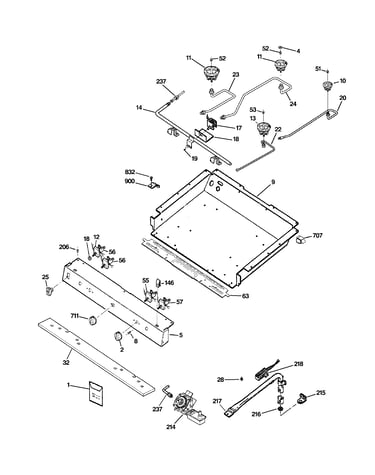 Gas & burner parts