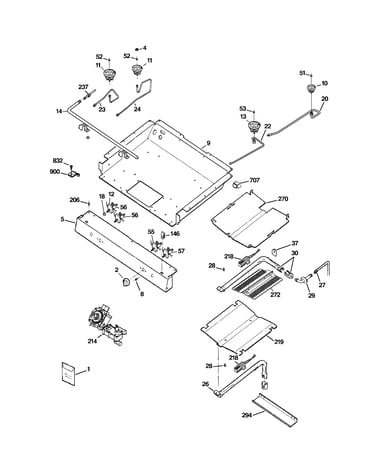 Gas & burner parts