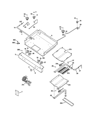 Gas & burner parts