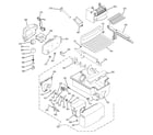 GE GCE23LHYCFWW ice maker & dispenser diagram