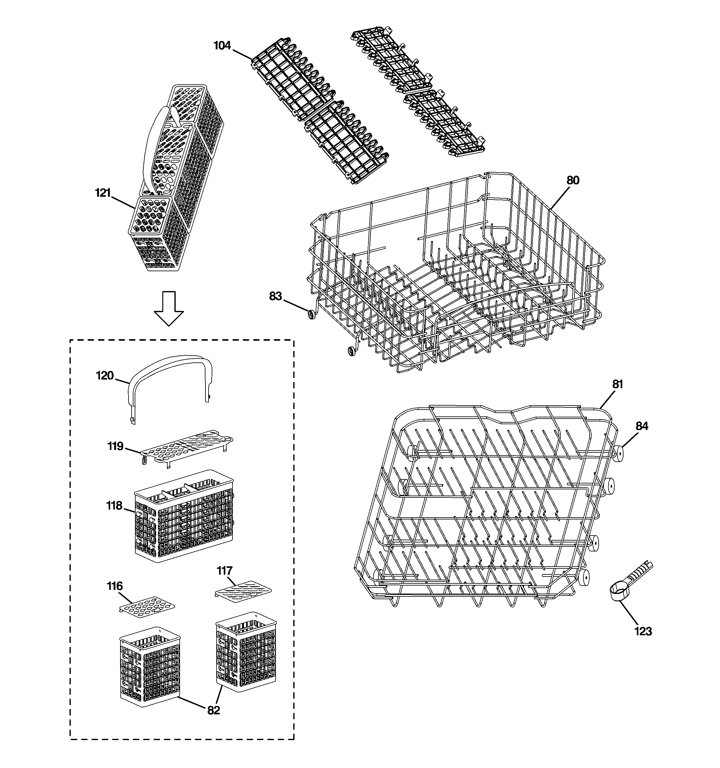 Rack assemblies